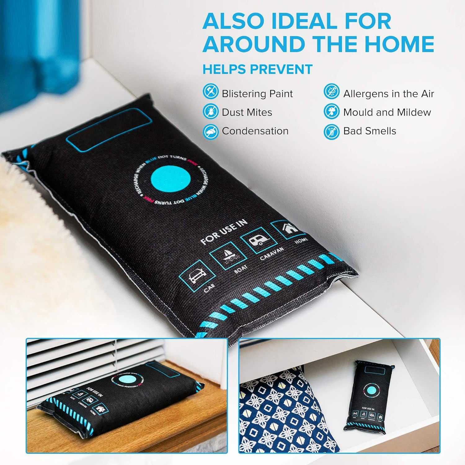 dehumidifier bag - close-up detail and build quality | HLLNGTNDH UK