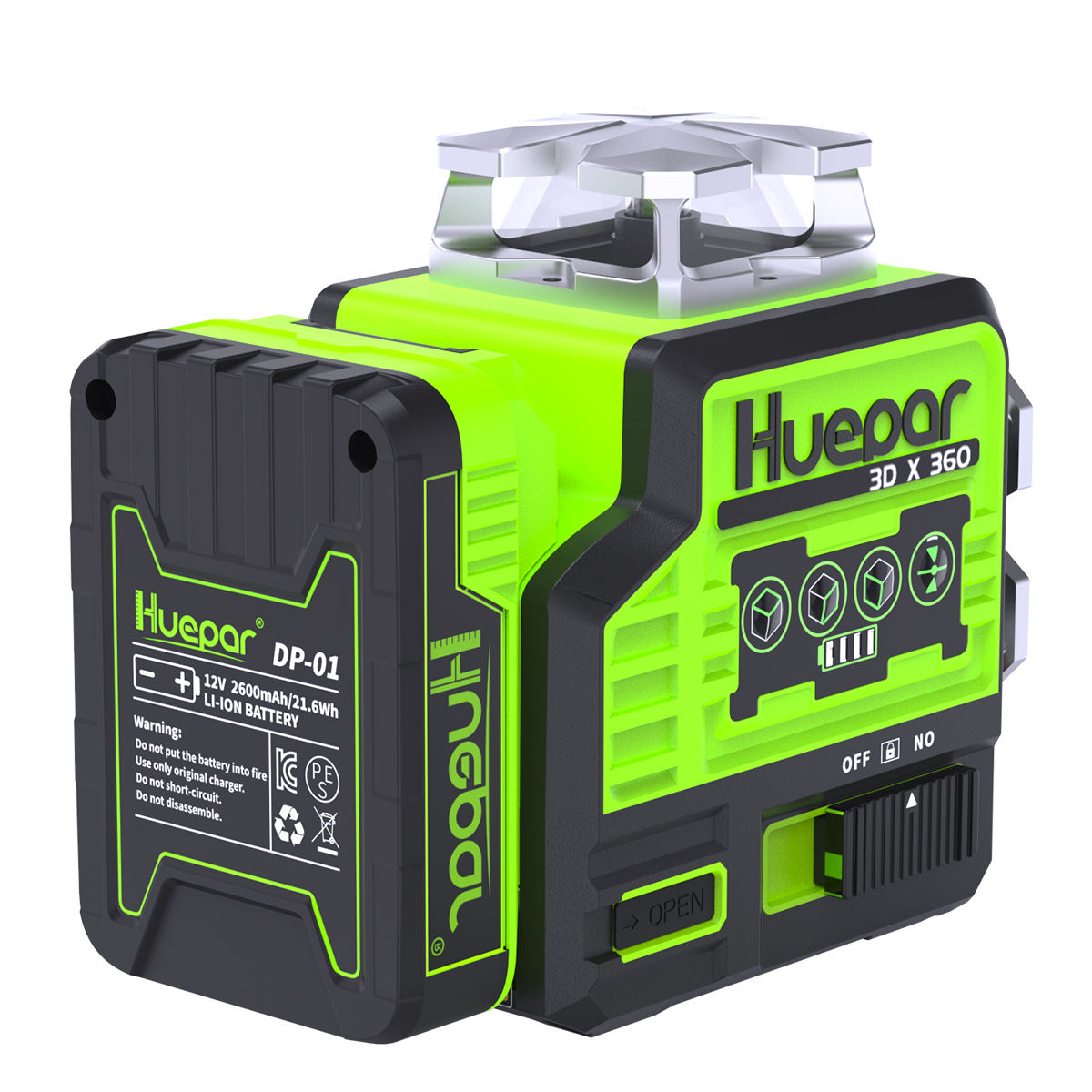 dewalt laser level - front view product shot | HUEPARLL UK