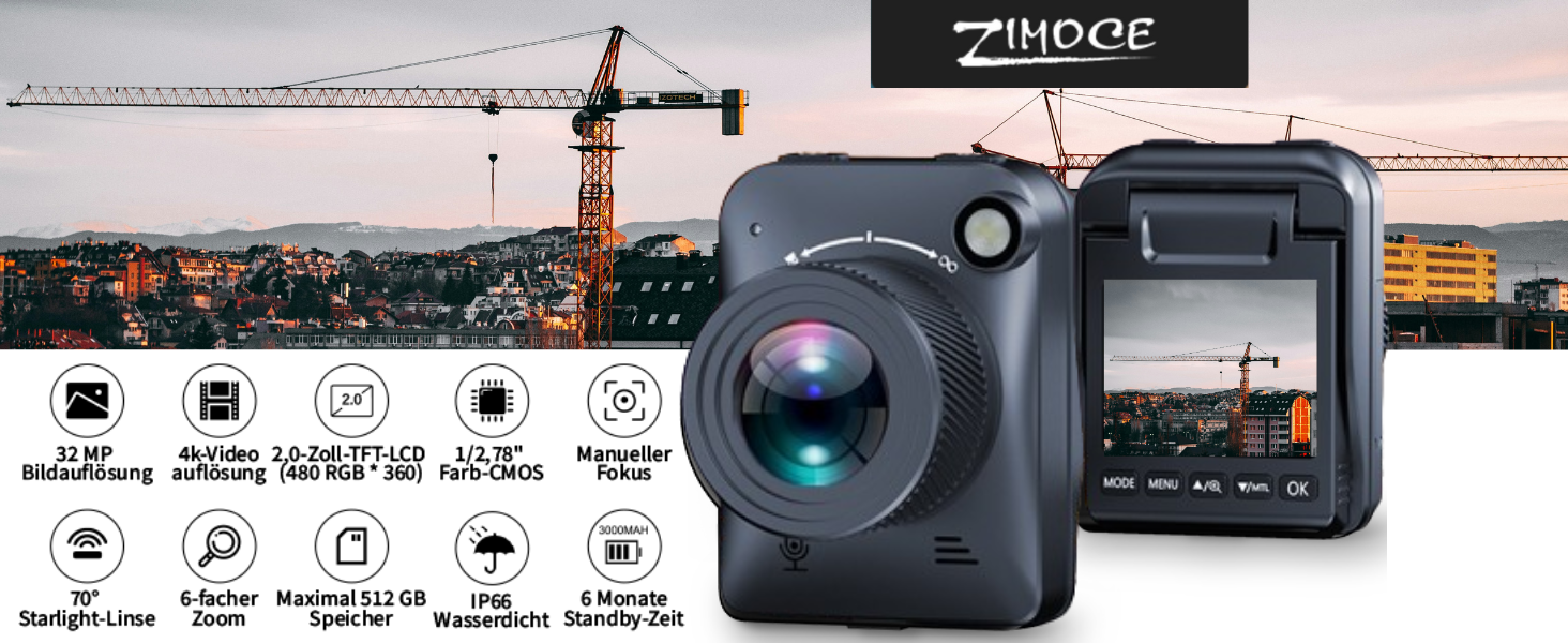 best time lapse camera - front view product shot | DSOONACT UK