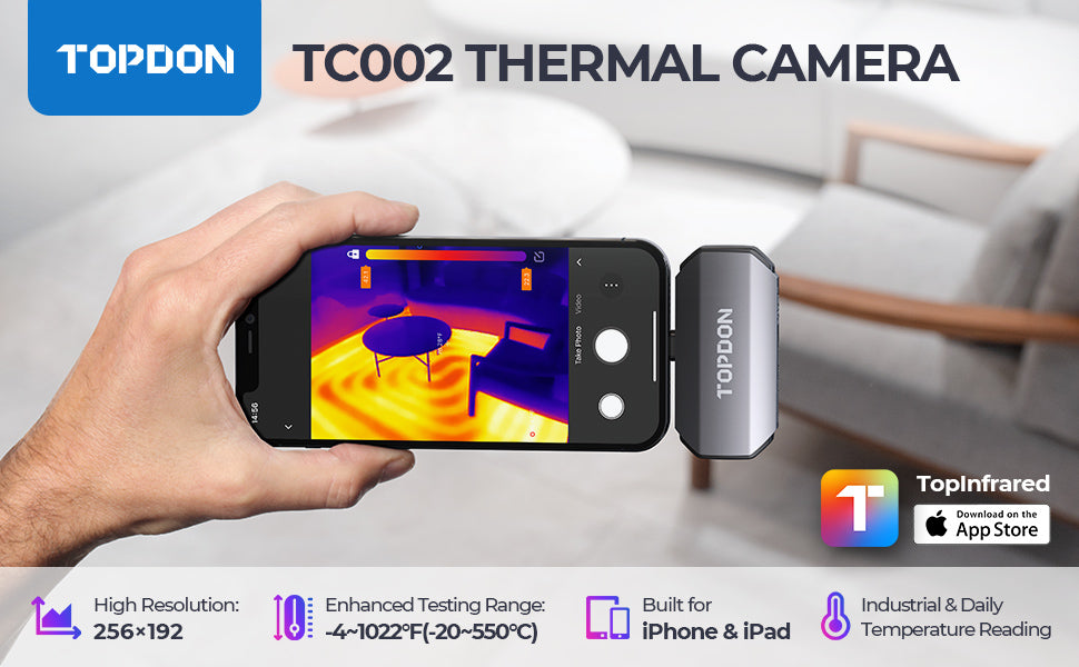 thermal imaging camera - in use real-world setting | TOPDONTC UK