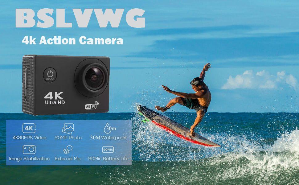action camera - alternate angle side view | AKASOACT UK