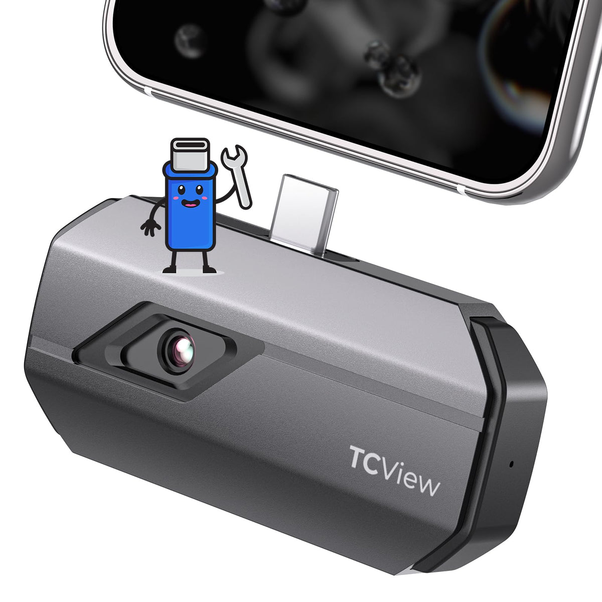 thermal imaging camera - close-up detail and build quality | TOPDONTC UK