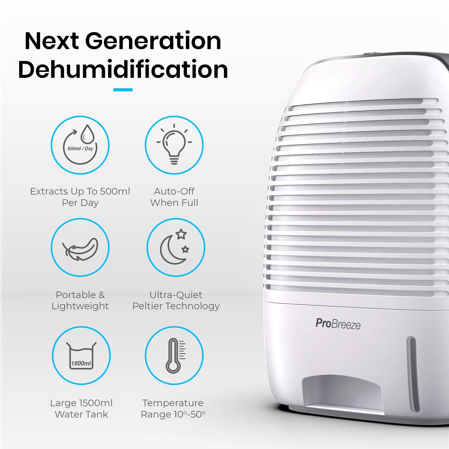 dehumidifier - close-up detail and build quality | PRBRZDH UK