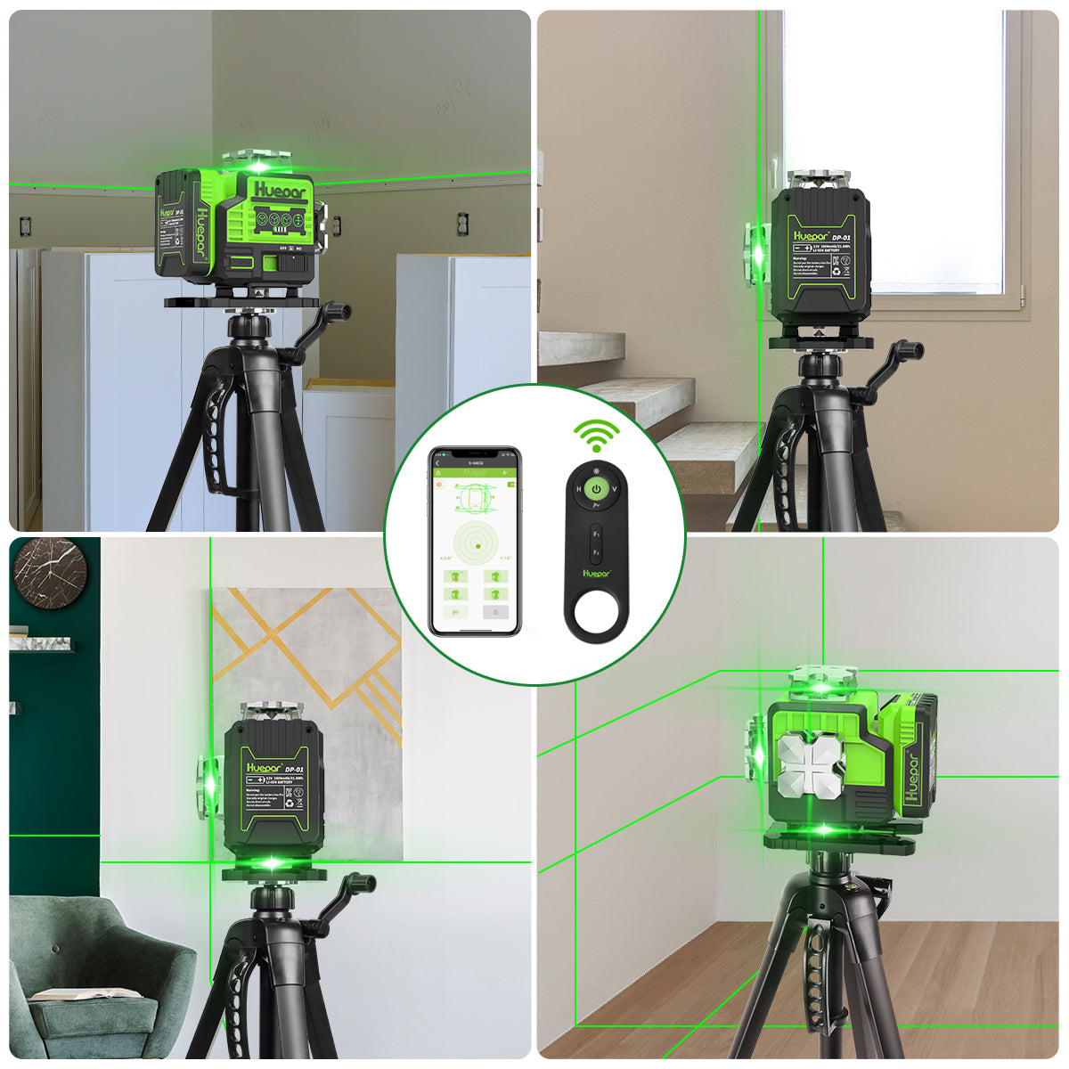 dewalt laser level - in use real-world setting | HUEPARLL UK