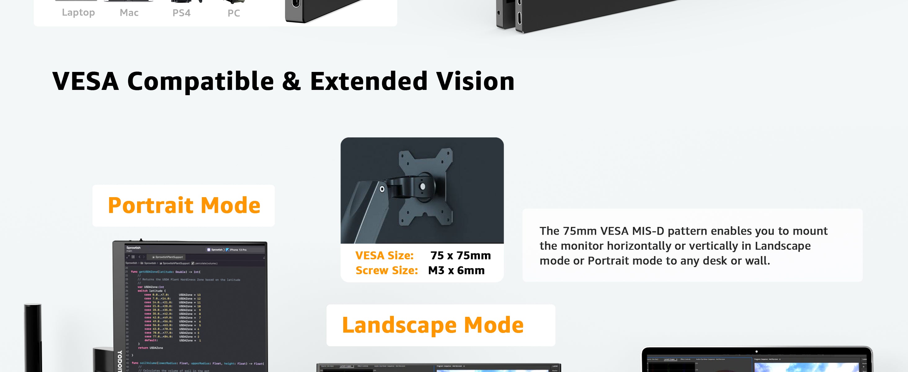portable monitor - complete package contents | YODOIT UK