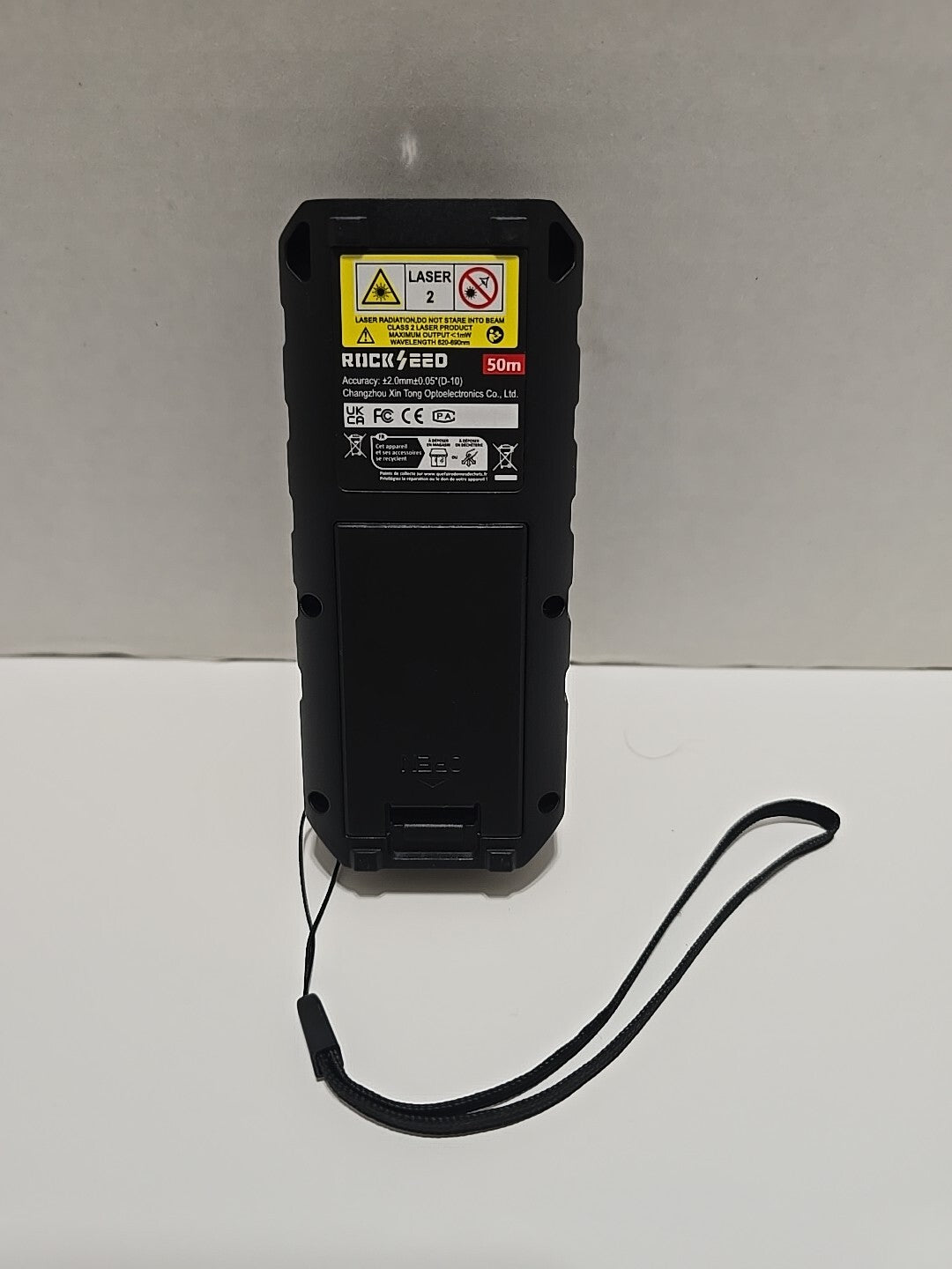 electronic distance meter - close-up detail and build quality | RCKSDLT UK