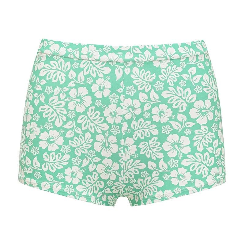 Boltoo - Boltoo Green Flower Triangl BikiniBeach Swimwear