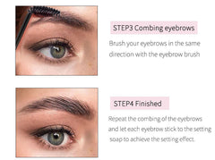 Eyebrow Styling Soap Eyebrow Powder Kit 20g Colorless Lasting Brows Makeup Balm Styling Eyebrow Shaping Dye Cream