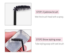 Eyebrow Styling Soap Eyebrow Powder Kit 20g Colorless Lasting Brows Makeup Balm Styling Eyebrow Shaping Dye Cream