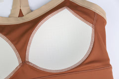 Colorblock Adjustable Sports Bra