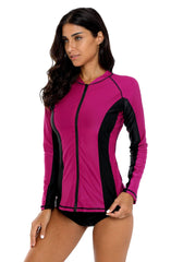 Boltoo Long Sleeve Zip Front Swimsuit5072