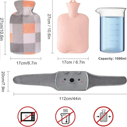 Plush Hot Water Bottle Belt