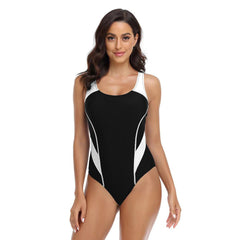 Boltoo - Boltoo Racer Back Color Block SwimsuitBeachwear