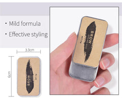 Eyebrow Styling Soap Eyebrow Powder Kit 20g Colorless Lasting Brows Makeup Balm Styling Eyebrow Shaping Dye Cream